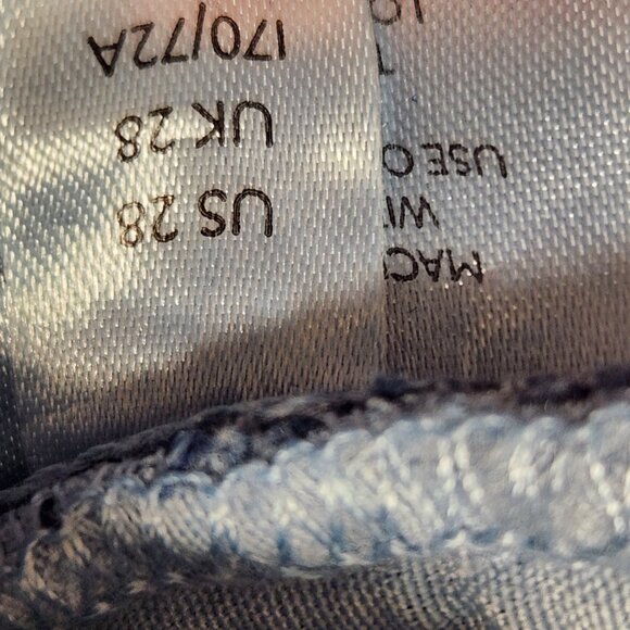 We The Free | High Waisted Button Fly Raw Hem Skinny Jeans Sz 28 - Picture 12 of 16